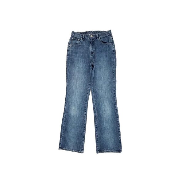Blue Jeans Straight Leg Women's size 4 Dark Wash Blue Denim jeans - Picture 1 of 3
